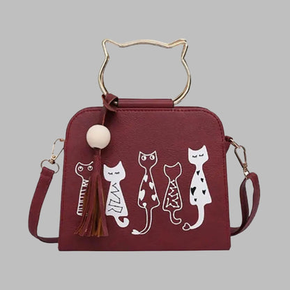 Maaike - Purr-sonality Cat Handbag-Elly Rose
