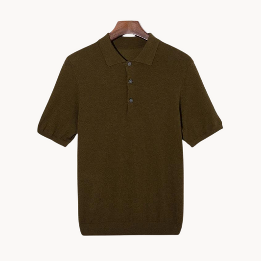 Adam | Polo en laine mérinos de luxe