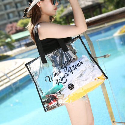 SoSun - Transparent PVC beach bag-Elly Rose