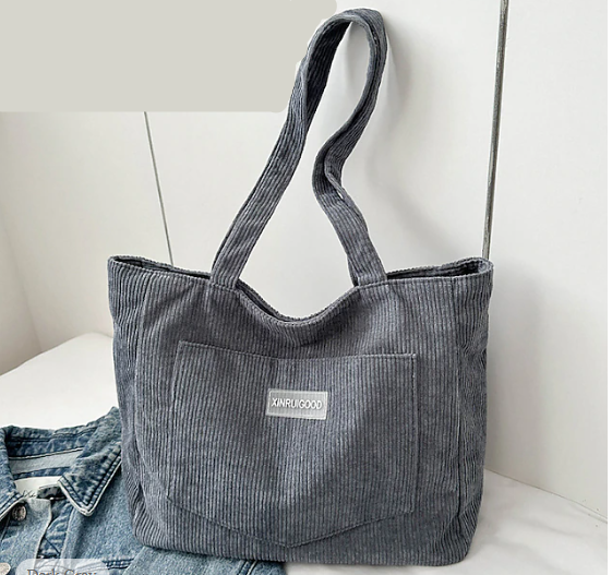 Corduroy shoulder bag - Daphne-Elly Rose