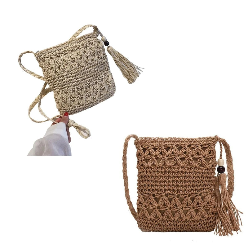 ByMave - Crochet wicker hollow bag-Elly Rose