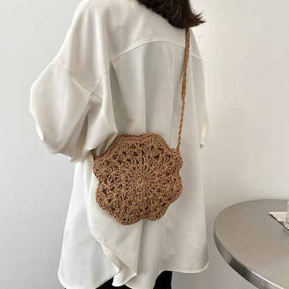 ByMave - Round handmade wicker bag-Elly Rose