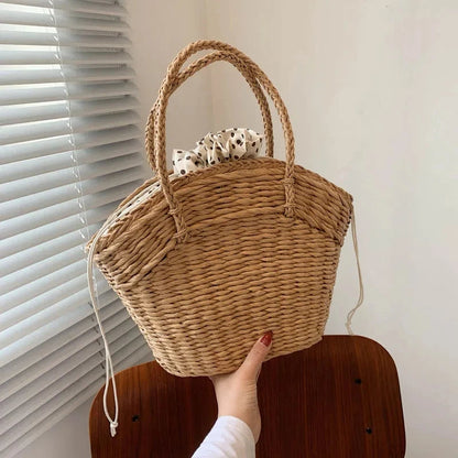 ByMave - Large wicker bag-Elly Rose