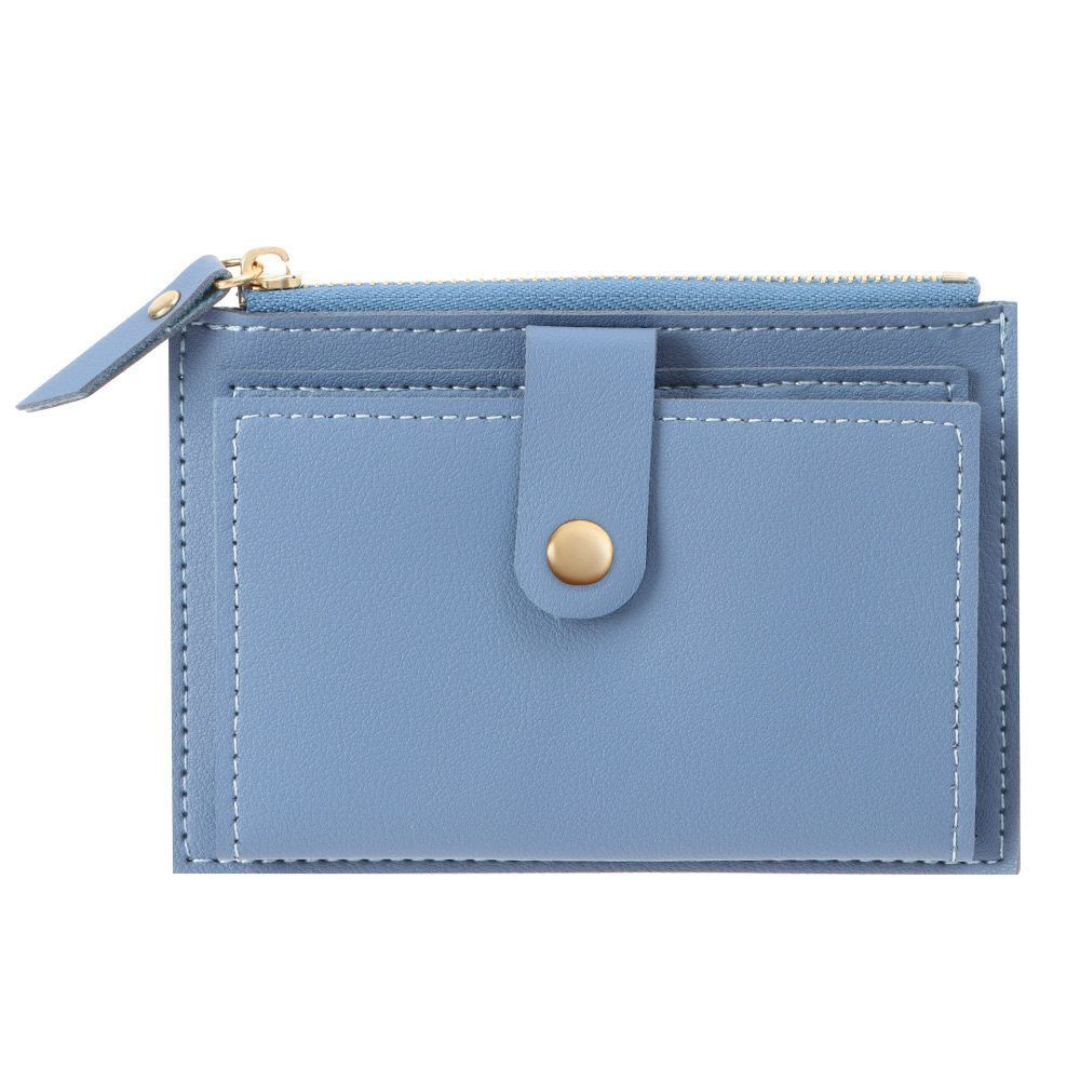 Velvet leather mini wallet | Compact and trendy-Elly Rose