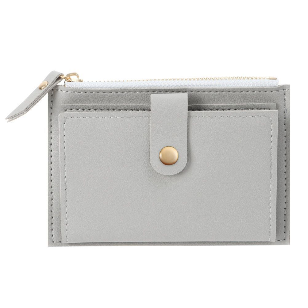 Velvet leather mini wallet | Compact and trendy-Elly Rose