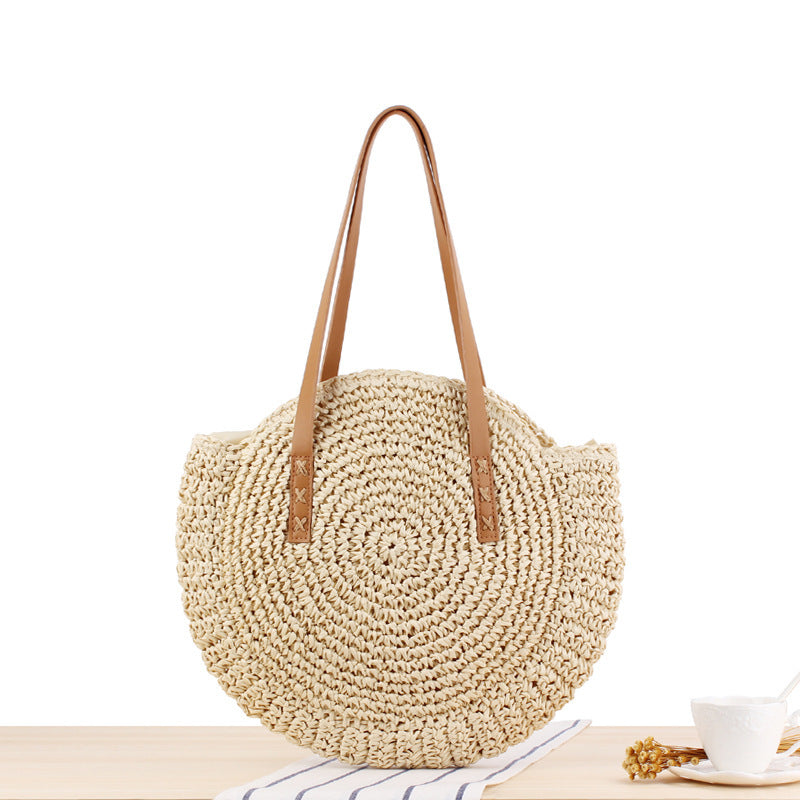 MiMona - Straw Handbag-Elly Rose