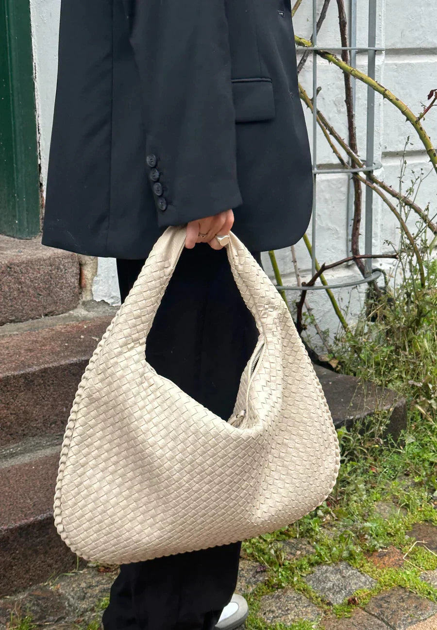 Elegant woven handbag - Viveana-Elly Rose