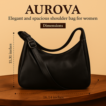 AUROVA - Elegant and spacious shoulder bag for women