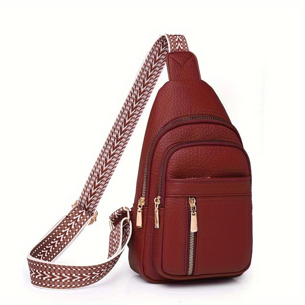 Hazel Vintage Chest Crossbody Bag-Elly Rose