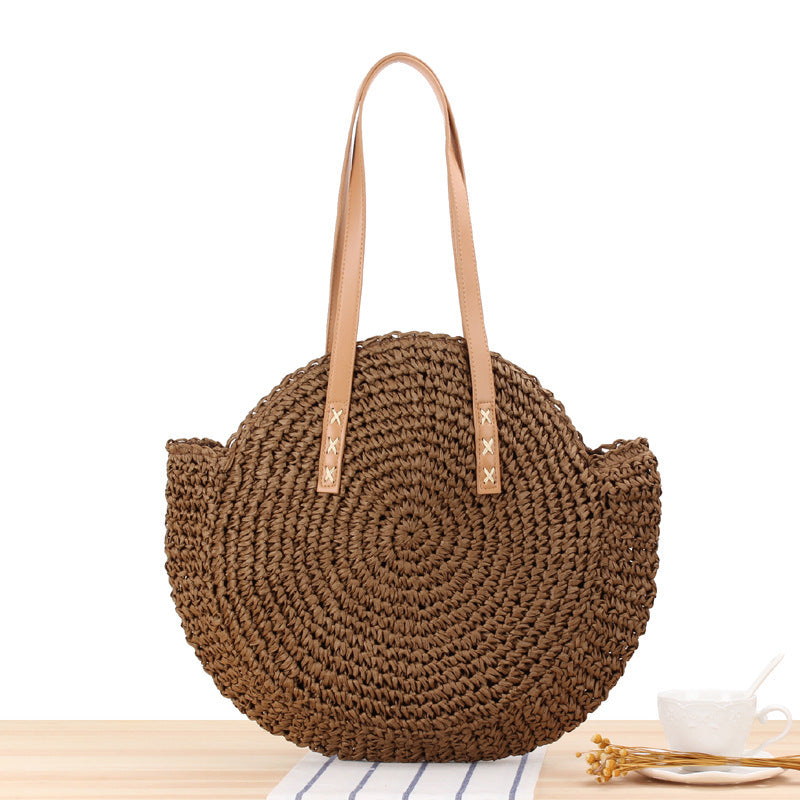 MiMona - Straw Handbag-Elly Rose