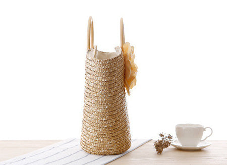 SoSun - Straw handbag-Elly Rose