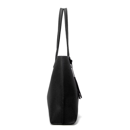 Black handbag with matching wallet-Elly Rose