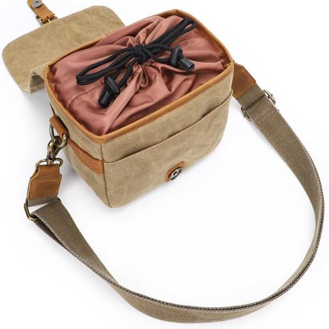 CanvasCaddy - Vintage canvas bag for DSLR camera-Elly Rose
