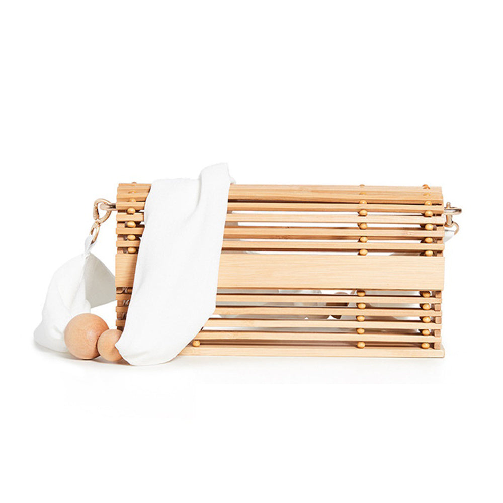 SoSun - Bamboo basket bag-Elly Rose