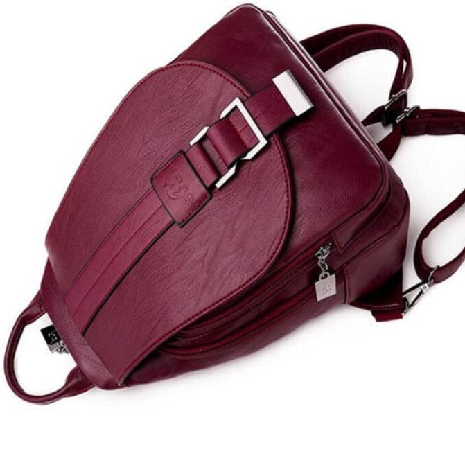 Women's leather backpack - Carolyn-Elly Rose