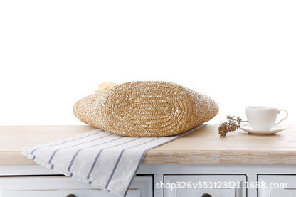 SoSun - Straw handbag-Elly Rose