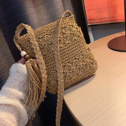 ByMave - Crochet wicker hollow bag-Elly Rose