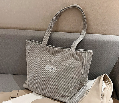 Corduroy shoulder bag - Daphne-Elly Rose