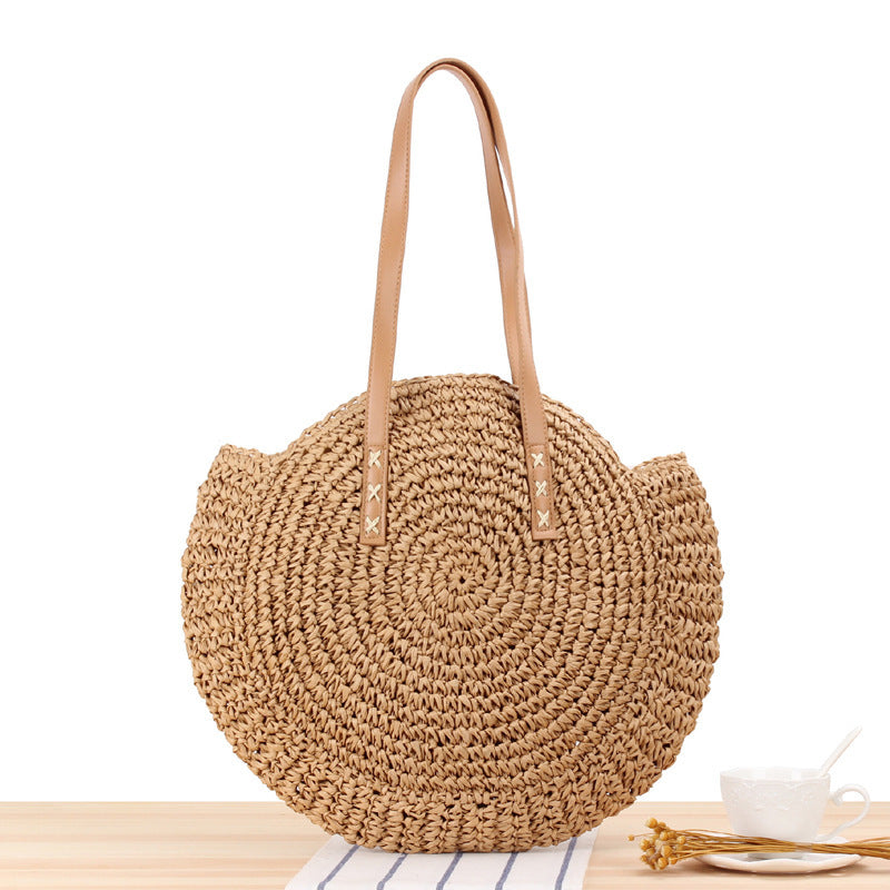 MiMona - Straw Handbag-Elly Rose