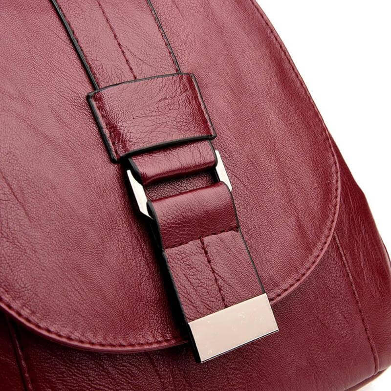Women's leather backpack - Ada-Elly Rose