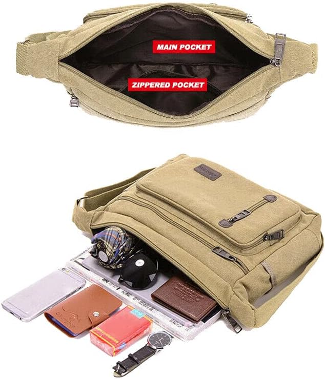 ClassicLine - Timeless canvas shoulder bag-Elly Rose