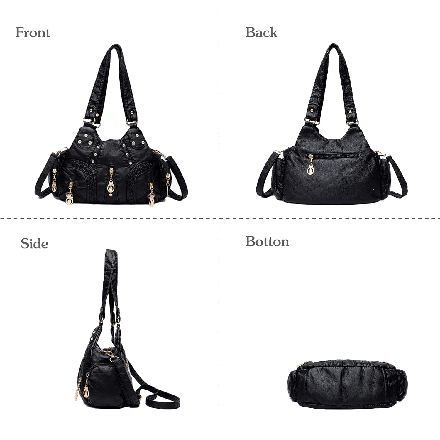 Adira - Elegant shoulder bag with multiple compartments-Elly Rose