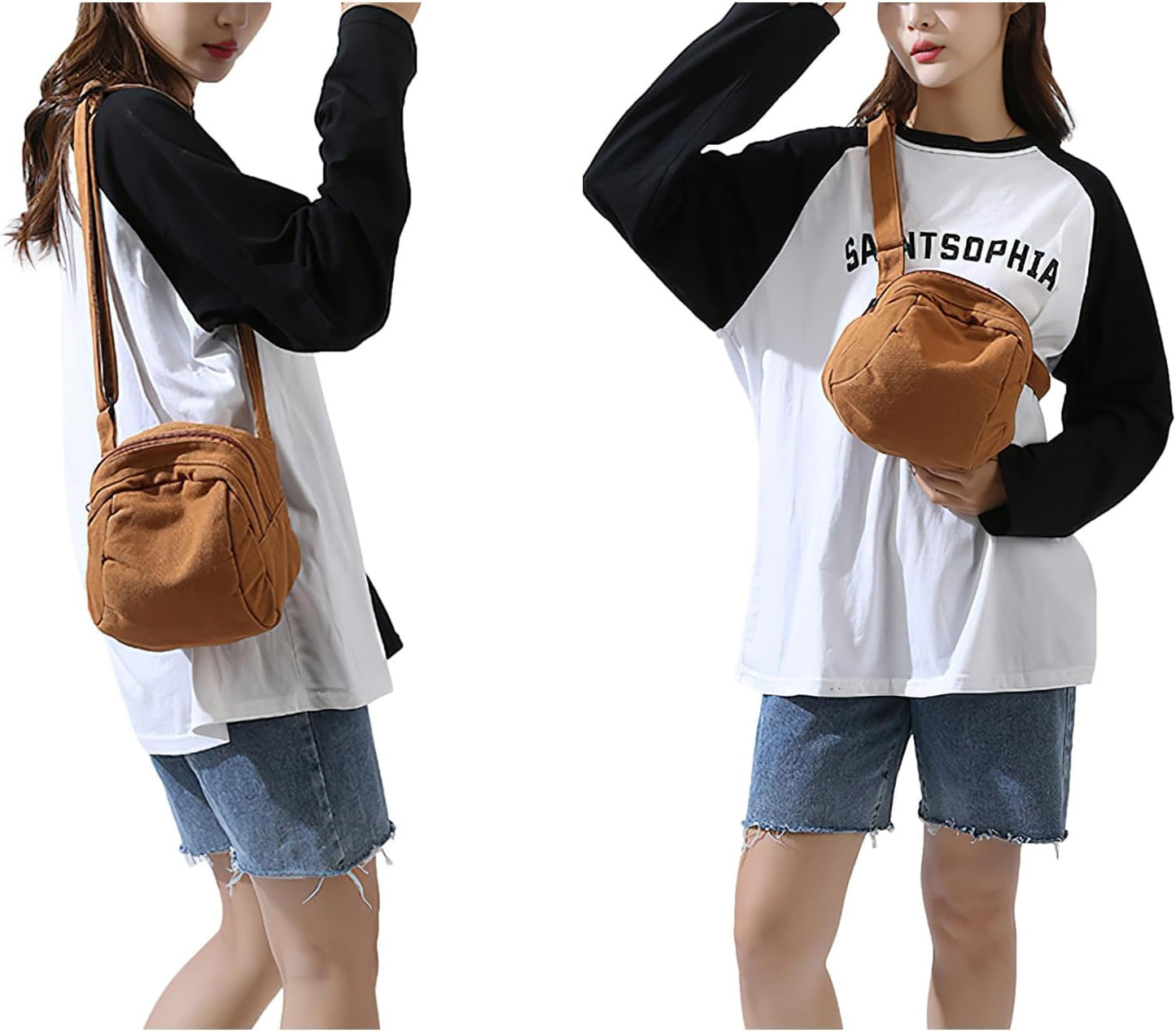 JourneyWay - Vintage canvas shoulder bag-Elly Rose