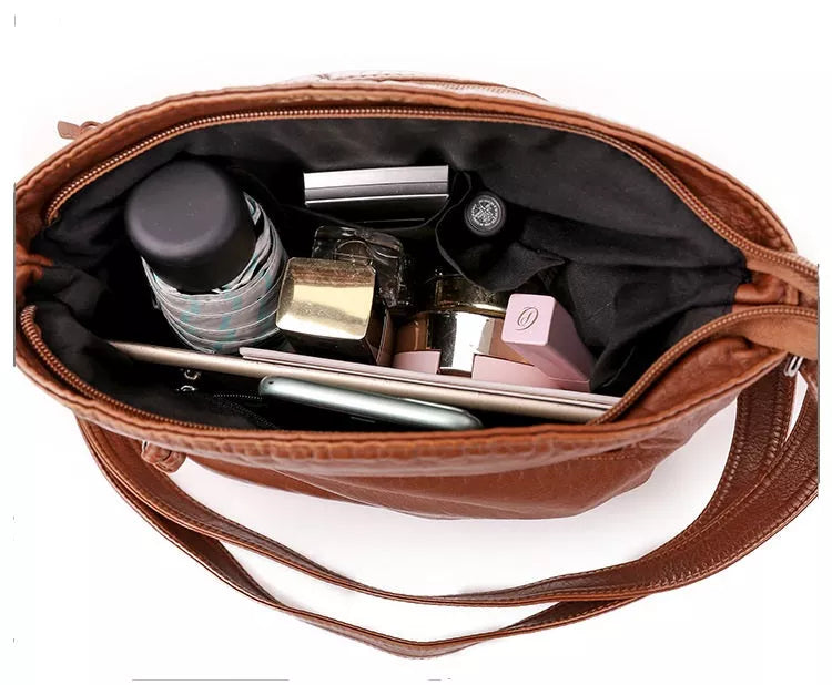 Leather shoulder bag - Idelle-Elly Rose