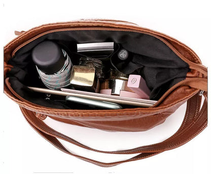 JansenStyle Anna - Leather shoulder bag-Elly Rose