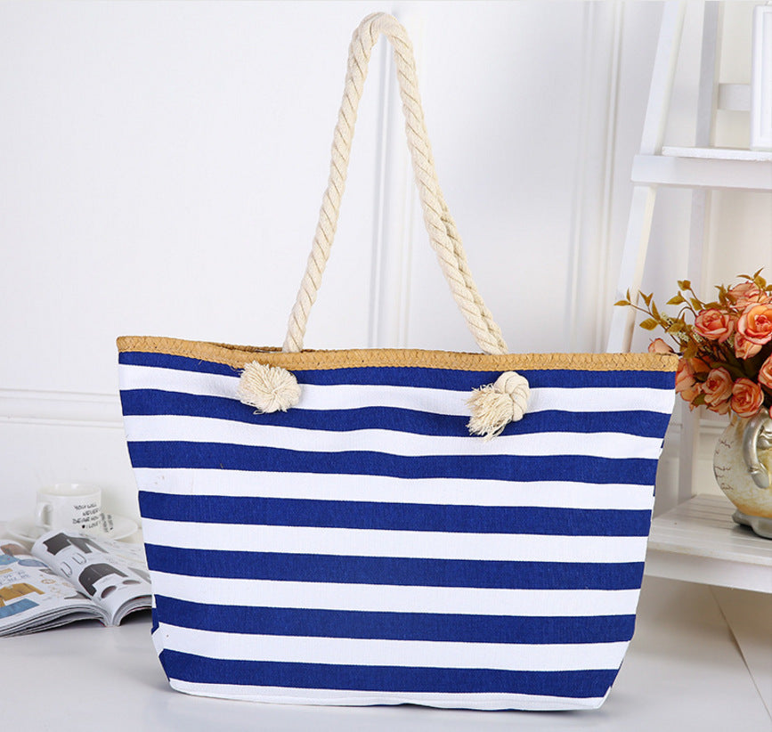SoSun - Striped beach bag-Elly Rose