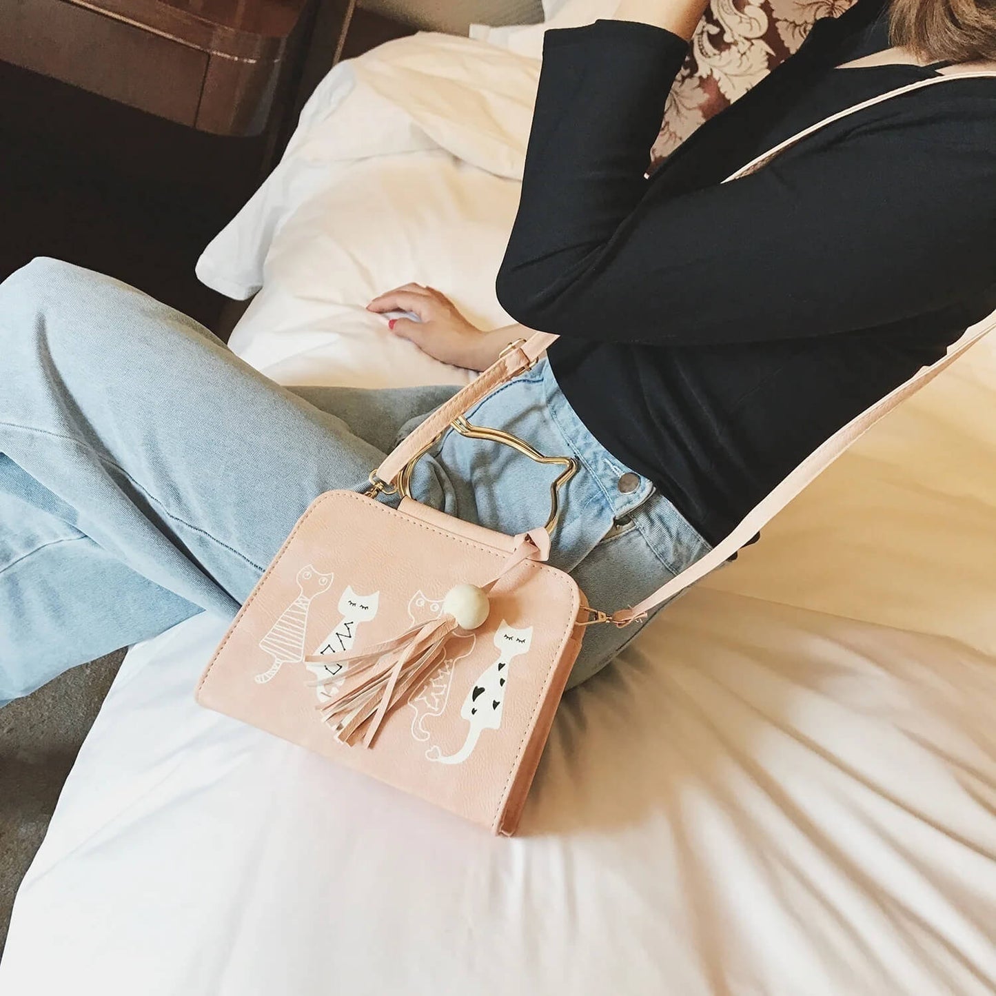 Maaike - Purr-sonality Cat Handbag-Elly Rose