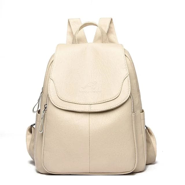 Leilani - Secure Leather Backpack for Elegant Women-Elly Rose