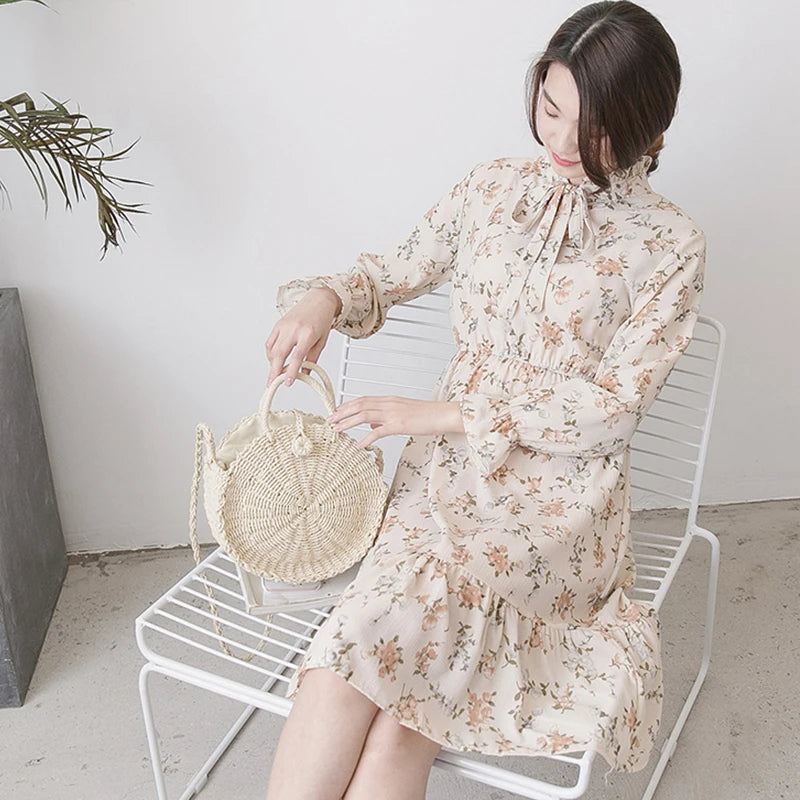 ByMave - Round wicker bag with shoulder strap-Elly Rose