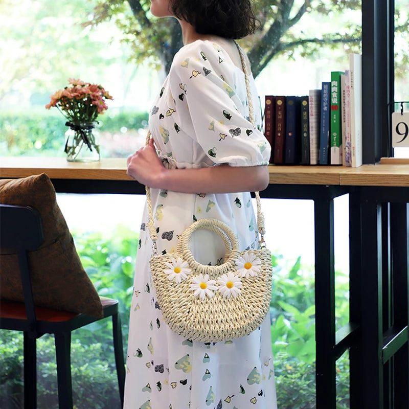 ByMave - Wicker bag for hollow floral decoration-Elly Rose