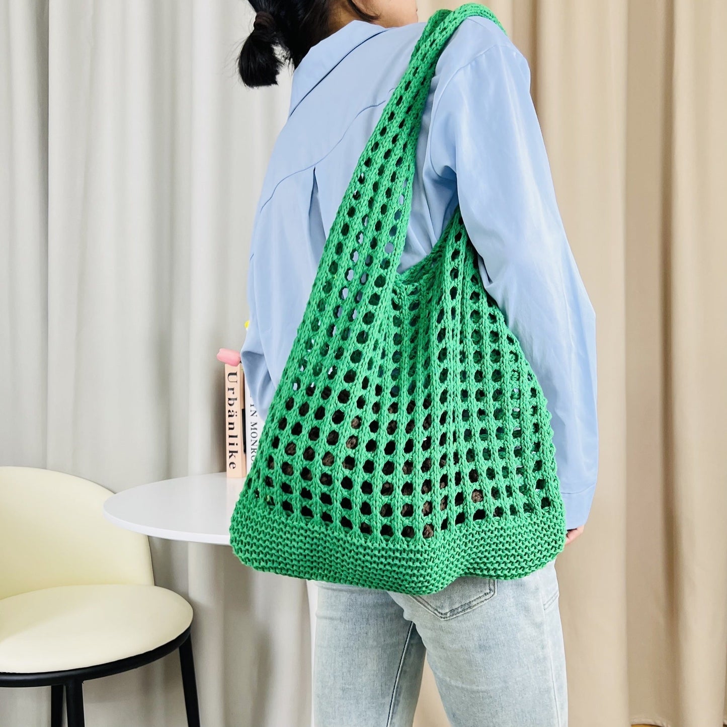 SoSun - Hollow knit bag-Elly Rose