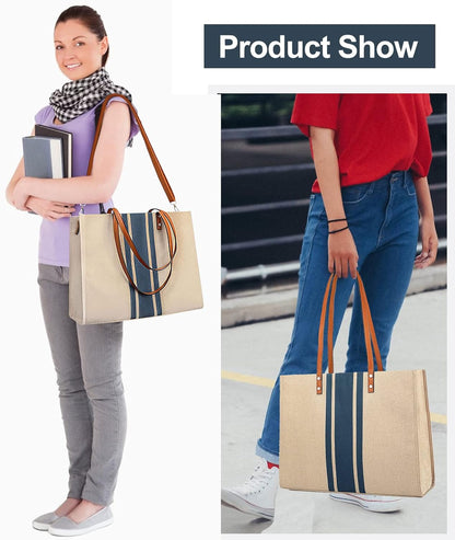 OrganizeEdge - Canvas laptop bag-Elly Rose