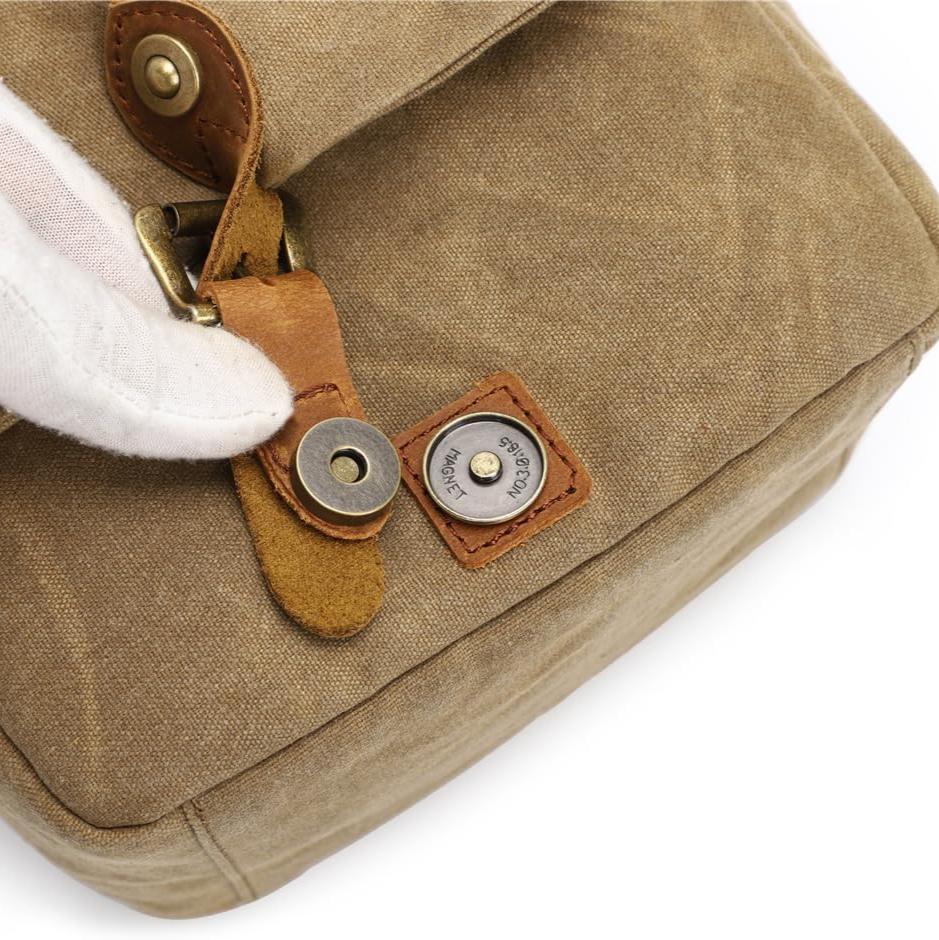 CanvasCaddy - Vintage canvas bag for DSLR camera-Elly Rose