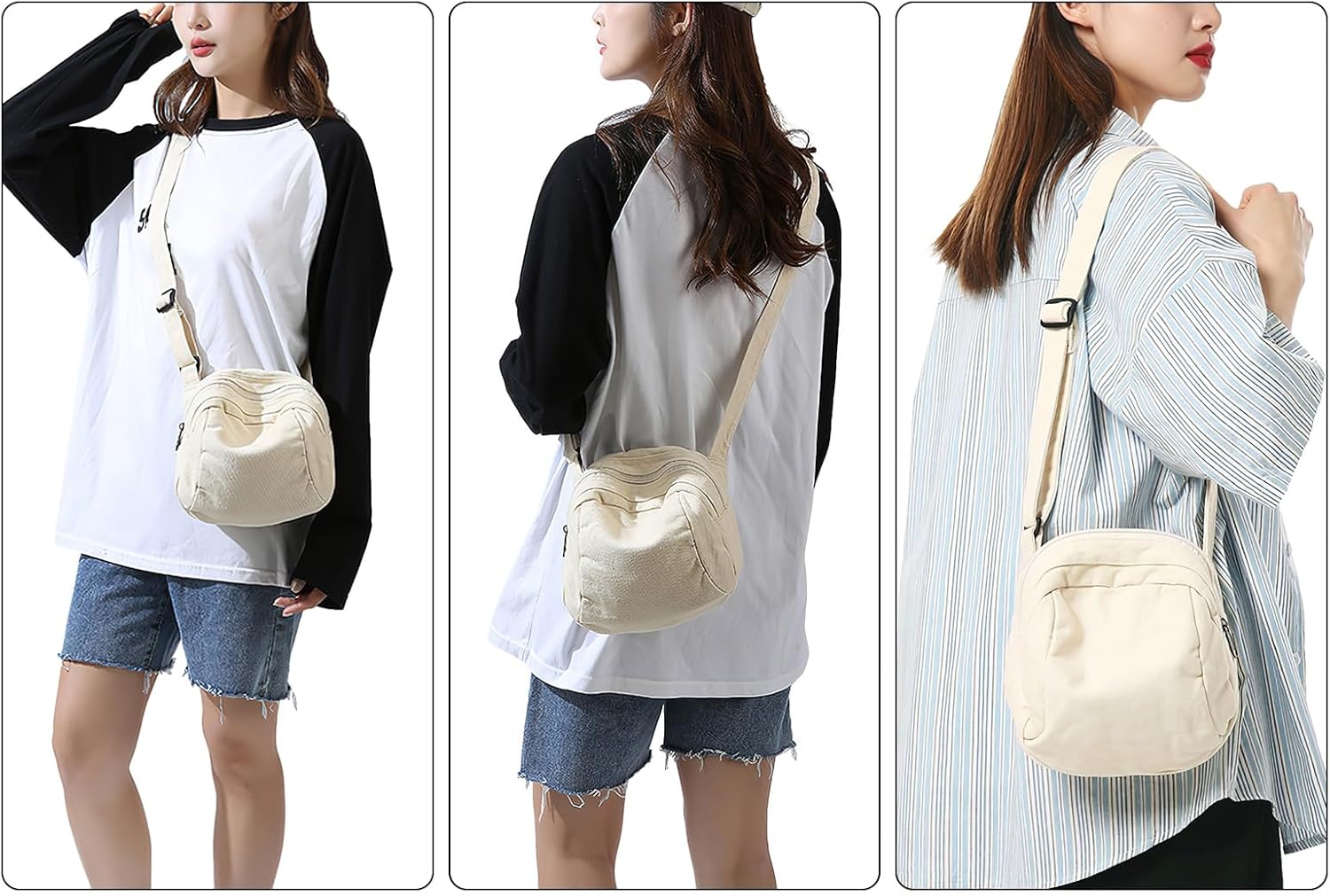 JourneyWay - Vintage canvas shoulder bag-Elly Rose