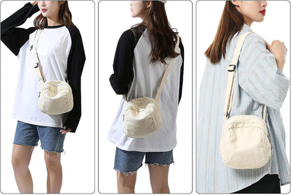 JourneyWay - Vintage canvas shoulder bag-Elly Rose