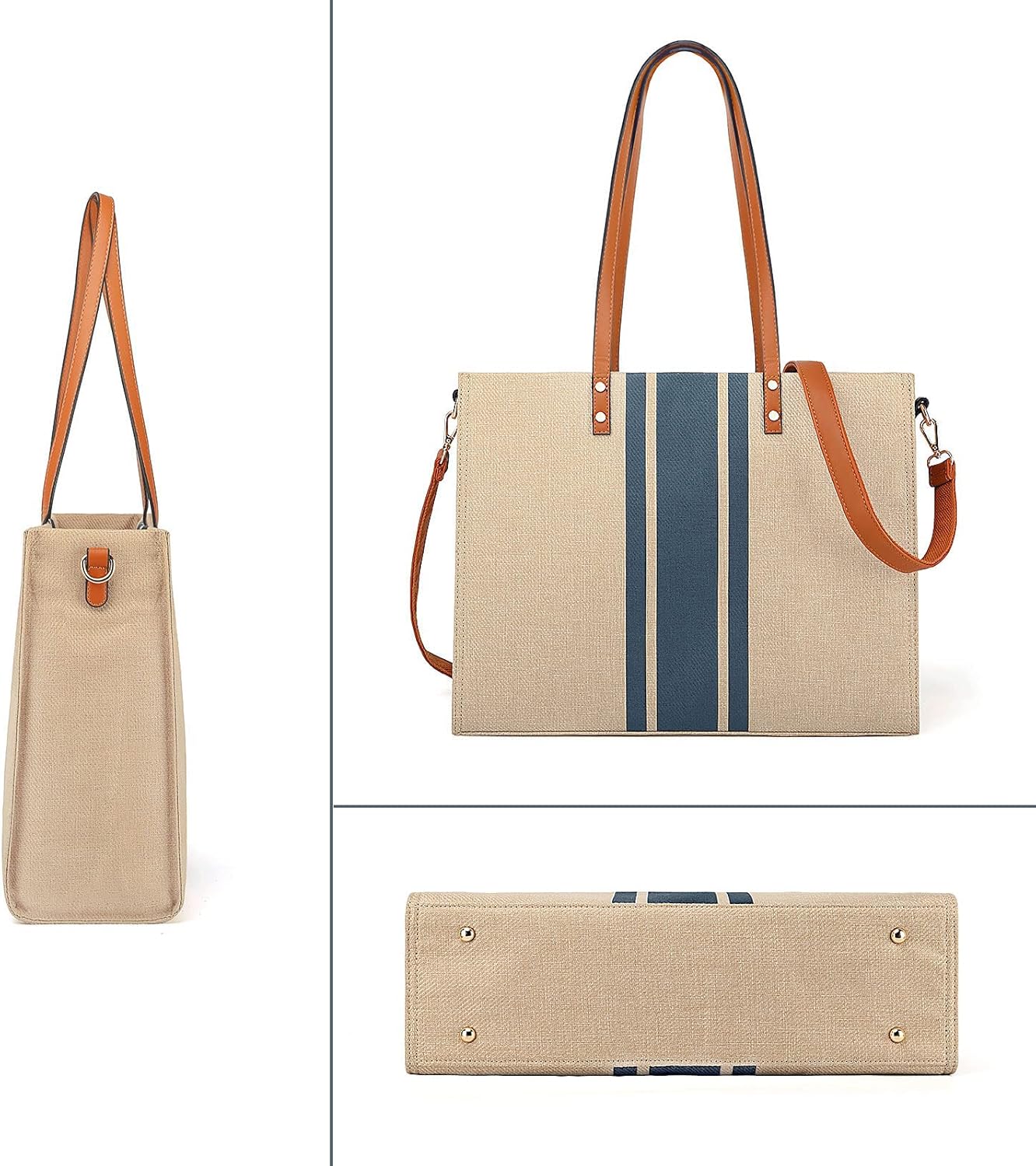 OrganizeEdge - Canvas laptop bag-Elly Rose