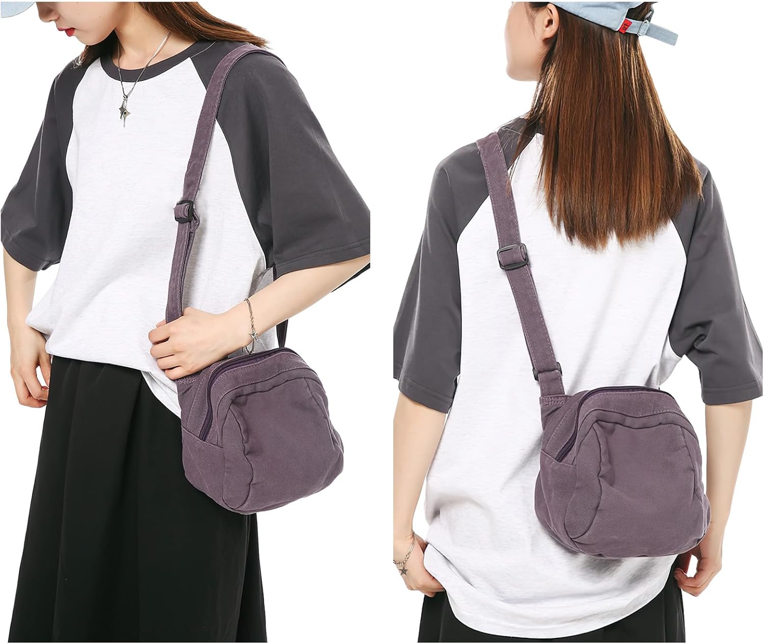 JourneyWay - Vintage canvas shoulder bag-Elly Rose