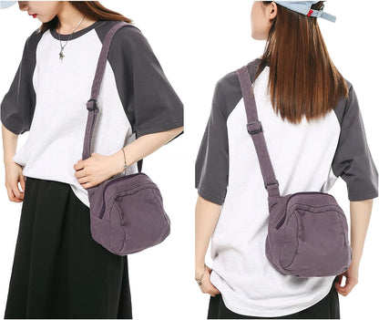 JourneyWay - Vintage canvas shoulder bag-Elly Rose