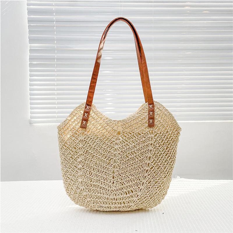 SoSun - Hollow beach bag in woven monofilament-Elly Rose