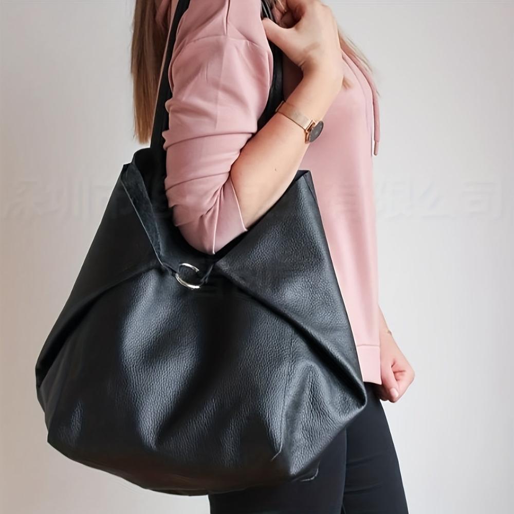 Renee’s Retro Softness | Large Capacity Tote Bag-Elly Rose