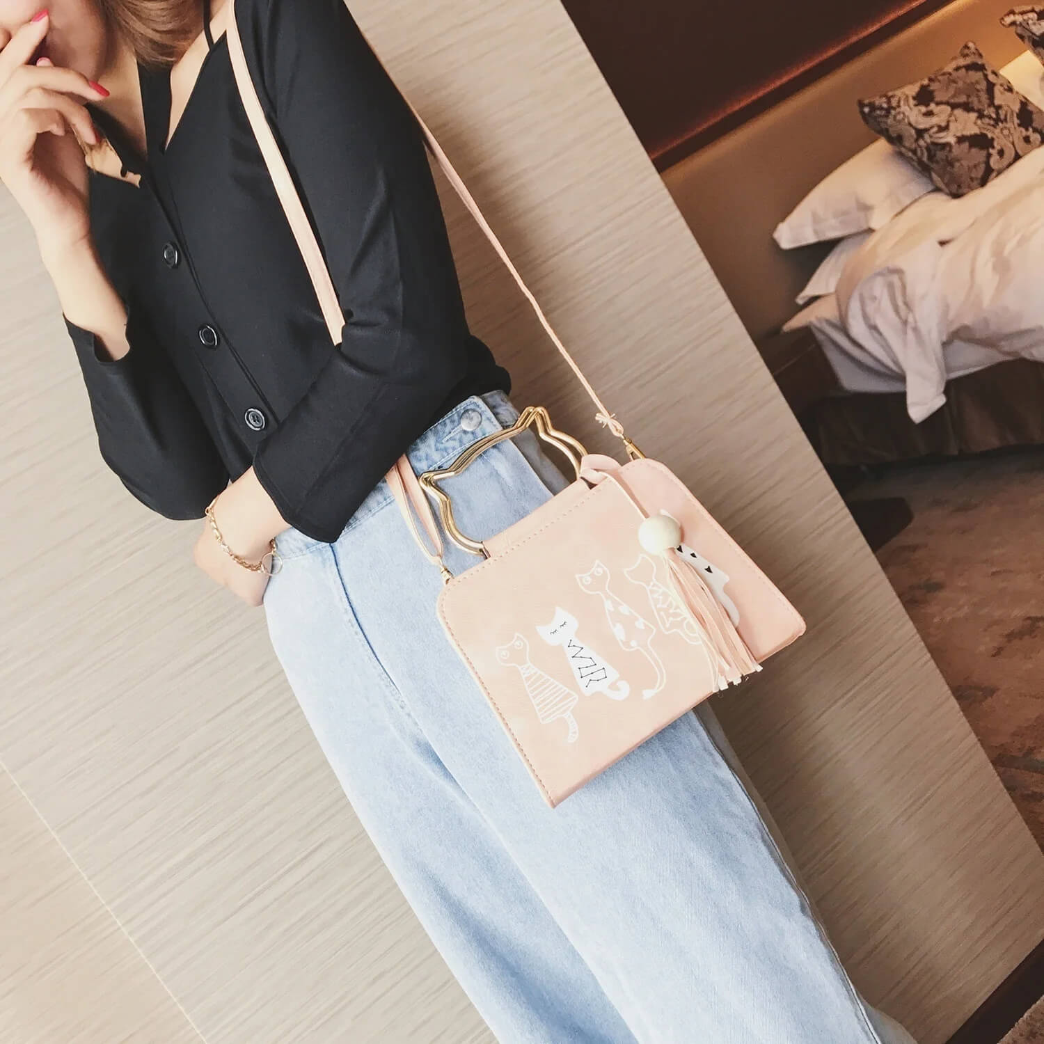 Maaike - Purr-sonality Cat Handbag-Elly Rose