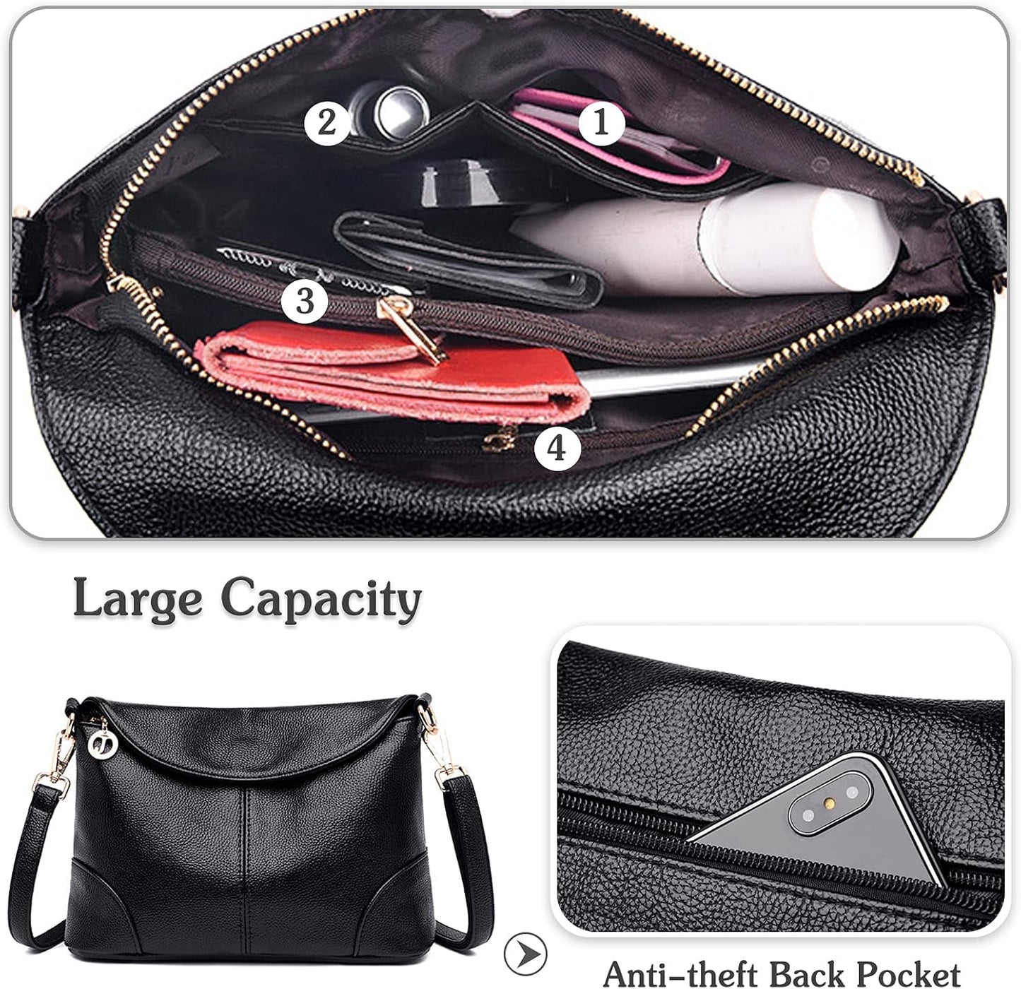 ChicLock - Elegant, theft-resistant shoulder bag-Elly Rose