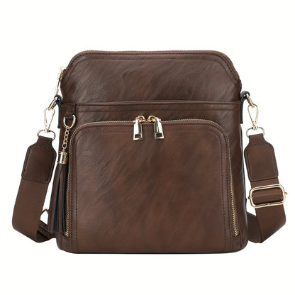 CharmGuard - Anti-theft shoulder bag with tassels-Elly Rose