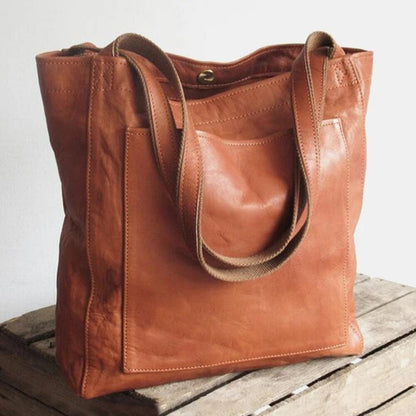 Dagmar - Elegant leather handbag-Elly Rose
