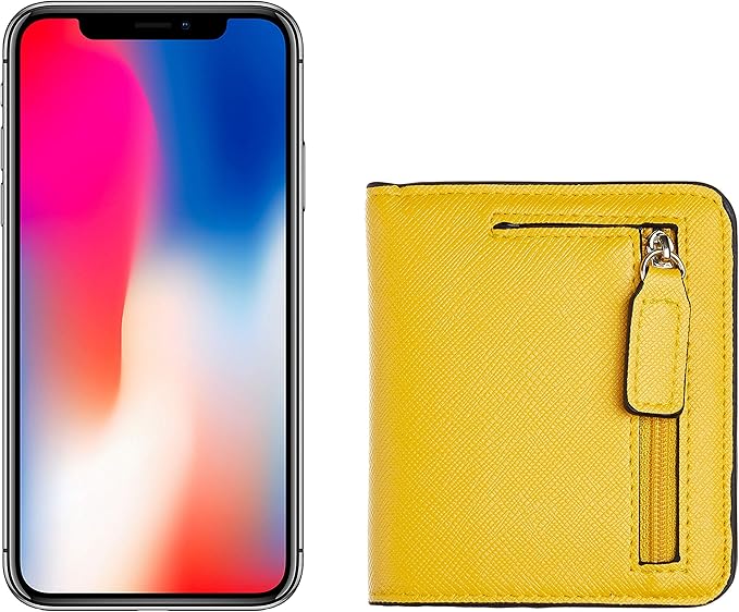 Deluxe leather compact wallet for ladies with RFID blocking - Elvira-Elly Rose