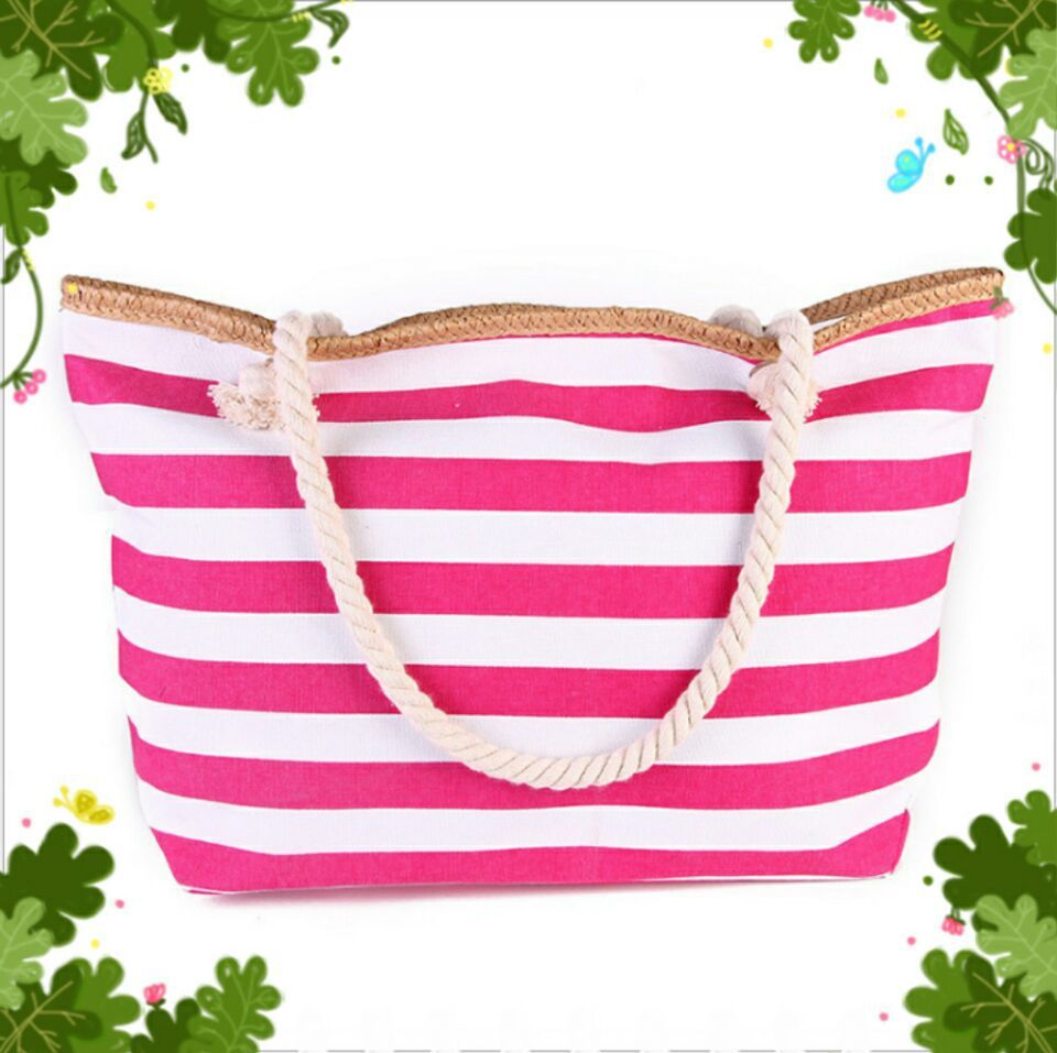 SoSun - Striped beach bag-Elly Rose